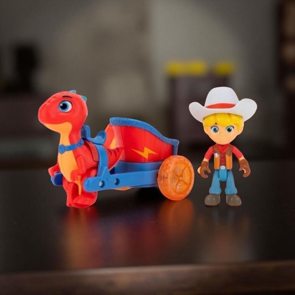 NIP Dino Ranch Jon & Blitz Chariot Vehicle